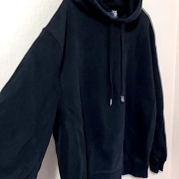 Acne studios yala black cotton fleece hoodie size M - Picture 10 of 15